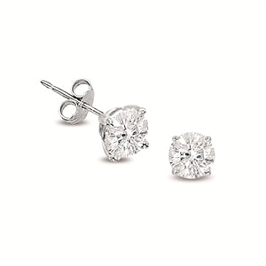 14kt WG 1/4ct Diamond Studs