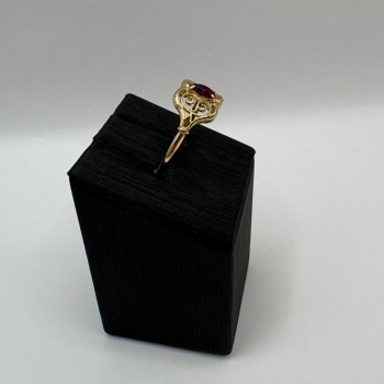 Vintage Filigree Ruby Ring