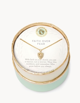 Sea La Vie Faith Over Fear Necklace