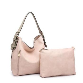Alexa Hobo Tote in Light Pink