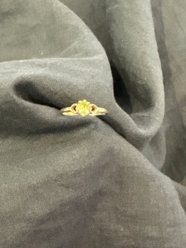 Peridot Heart Ring