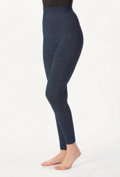 Denim Fleeced Lined Leggings, 4 Asst.