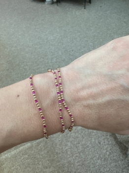 Hope Sincerity Pattern 2mm - Fuchsia