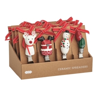 Circa Ceramic Christmas Spreaders
