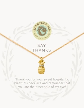Sea La Vie Say Thanks Necklace