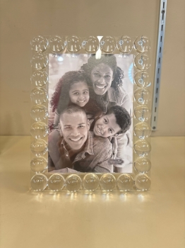 Large Beaded Acrylic Frame