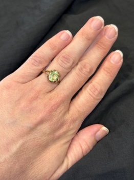 Vintage-Inspired Tourmaline Ring