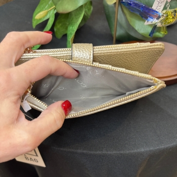 Macy Wallet- Light Gold