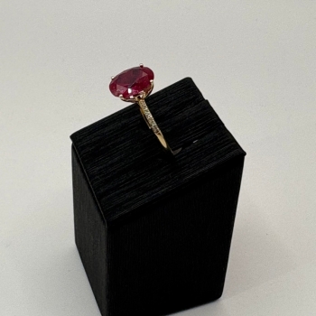 Oval Ruby Ring