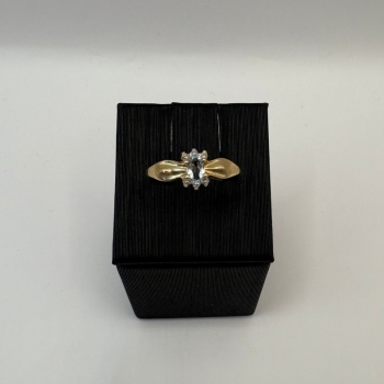 Celeste Glow Aquamarine Ring