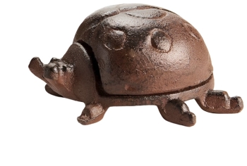 Cast iron key hider, lady bug