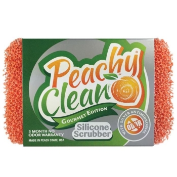 Peachy Clean Silicone Scrubber