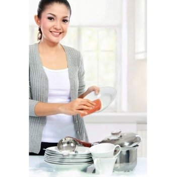 Peachy Clean Silicone Scrubber