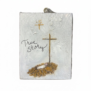 Hand Painted True Story Ornament