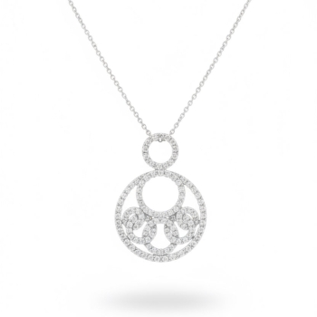 Diamond Multi Circle Pendant