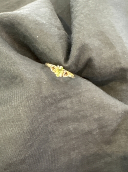Peridot Heart Ring