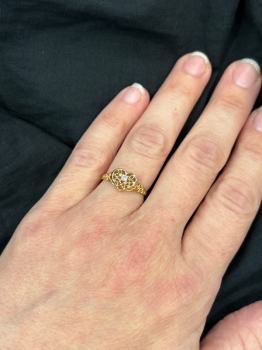 Gold Heart Ring