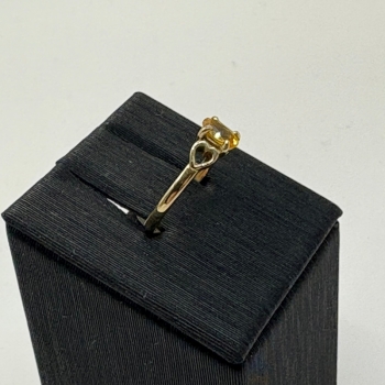 Citrine Heart Ring