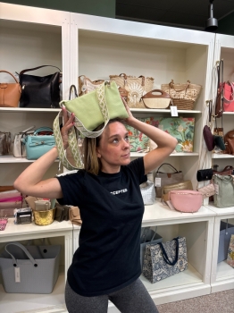 Izzy Crossbody- Pale Lime
