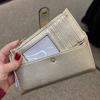 Macy Wallet- Light Gold
