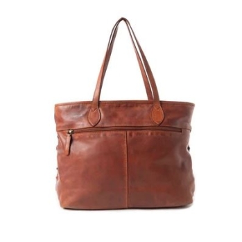 Aqua Prism Market Tote Bag In Brown