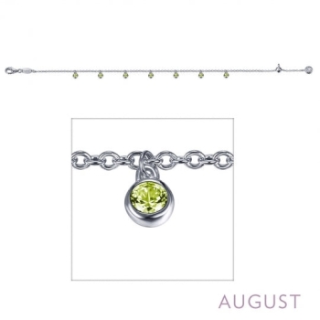 August Birthstone Bracelet