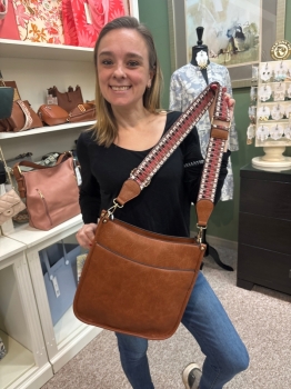 Chloe Crossbody- Brown