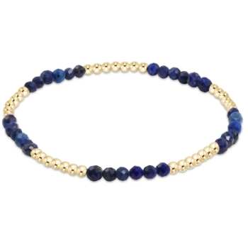 Blissful 2.5mm Bead Bracelet - Lapis