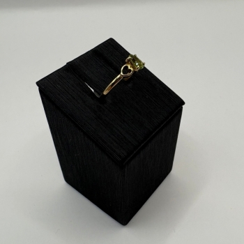 Peridot Heart Ring