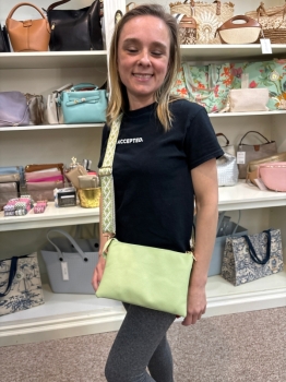 Izzy Crossbody- Pale Lime