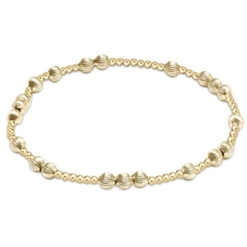 Hope Unwritten Dignity 4mm Bead Bracelet - Gold