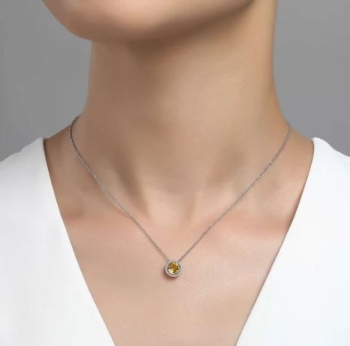November Birthstone Necklace