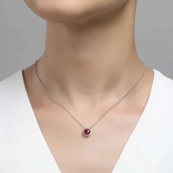 January Birthstone Necklace