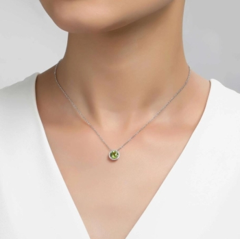 August Birthstone Necklace
