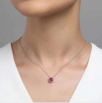 July Birthstone Necklace
