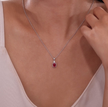 January Birthstone Necklace