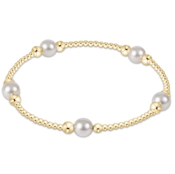 Purpose Pearl 6mm Gold Bracelet