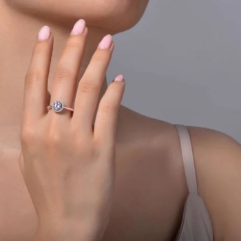 April Birthstone Ring