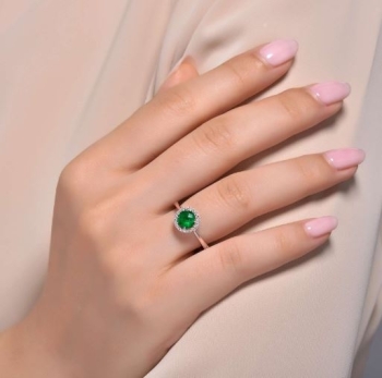 May Birthstone Ring