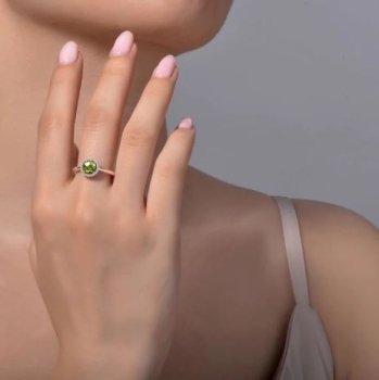 August Birthstone Ring
