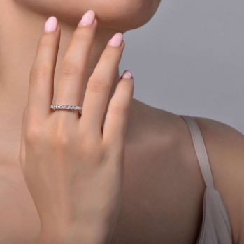 April Birthstone Ring