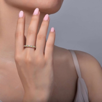 August Birthstone Ring