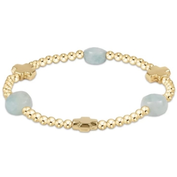 Signature Cross Admire Gold - Aquamarine