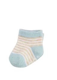Blue Baby Socks, 6 Asst.