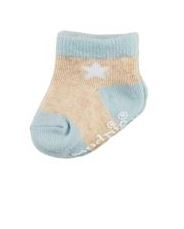 Blue Baby Socks, 6 Asst.
