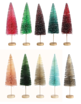 Ombre Bottle Brush Trees