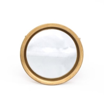 Round Butterfly Table Mirror