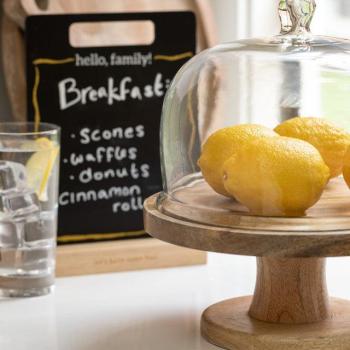 Cake Stand with Glass Cover