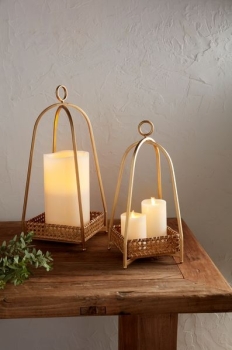 Cane Tray Lantern