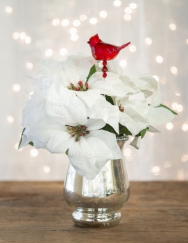 Cardinal of Comfort Floral Stake